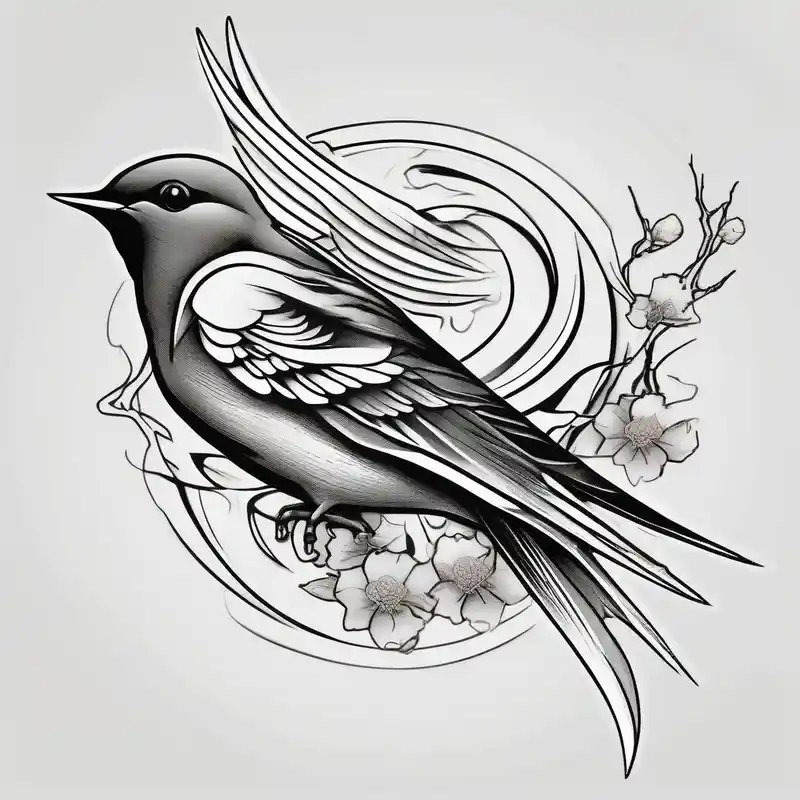 japanese style 2025年のツバメのタトゥーアイデア about Swallow and Swallow