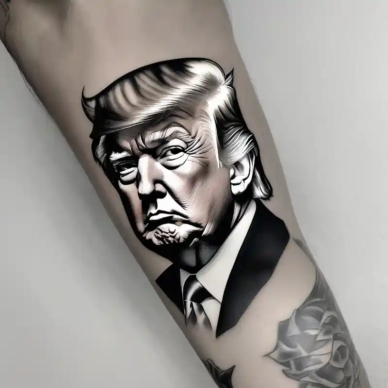 Donald Trump – Réaliste, Noir et blanc